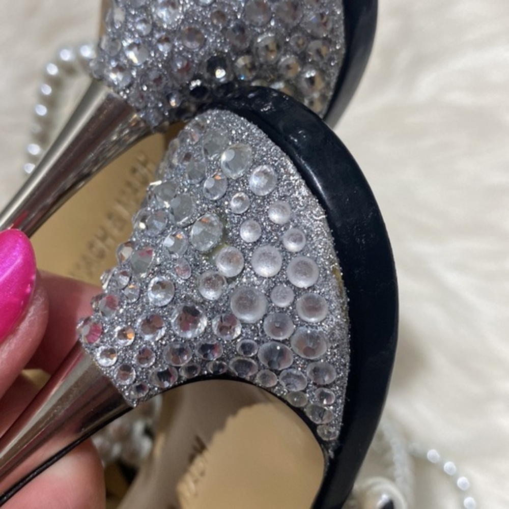 Mach & Mach Diamond of Elizabeth‎ embellished pvc pump size 37.5EU - Picture 10 of 13